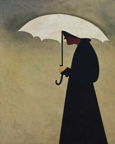 The lady with an umbrella