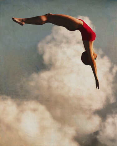 Woman Diving Into the Early Summer