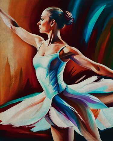 Colorful portrait of a dancer