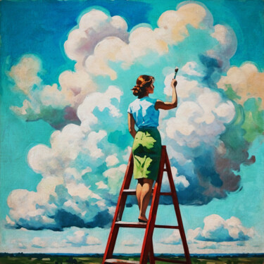 The woman who draws the clouds